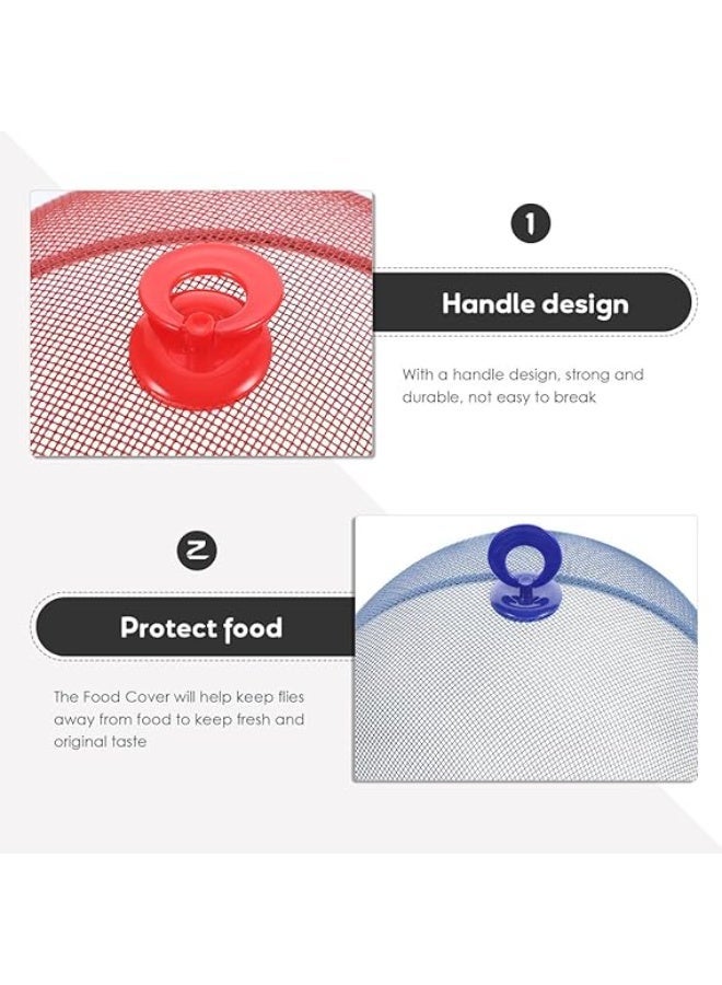 غطائين للطعام، غطاء قابل للطي للحماية من الحشرات، غطاء شبكي للمطبخ والحديقة، حماية الطعام لحفلات الشواء والبوفيهات - Image 3